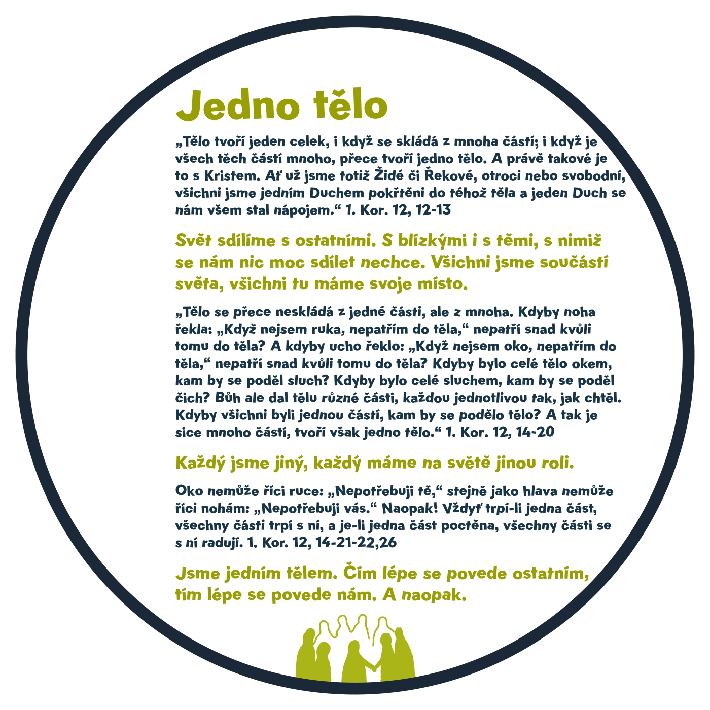 Jedno tělo - celek
